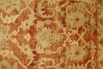 8x10 Rust and Gold Turkish Oushak Rug