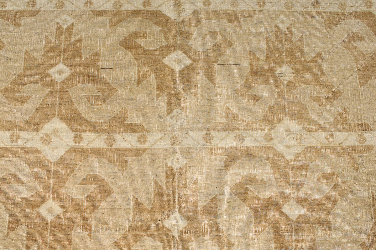 9x10 Beige and Beige Modern Contemporary Rug