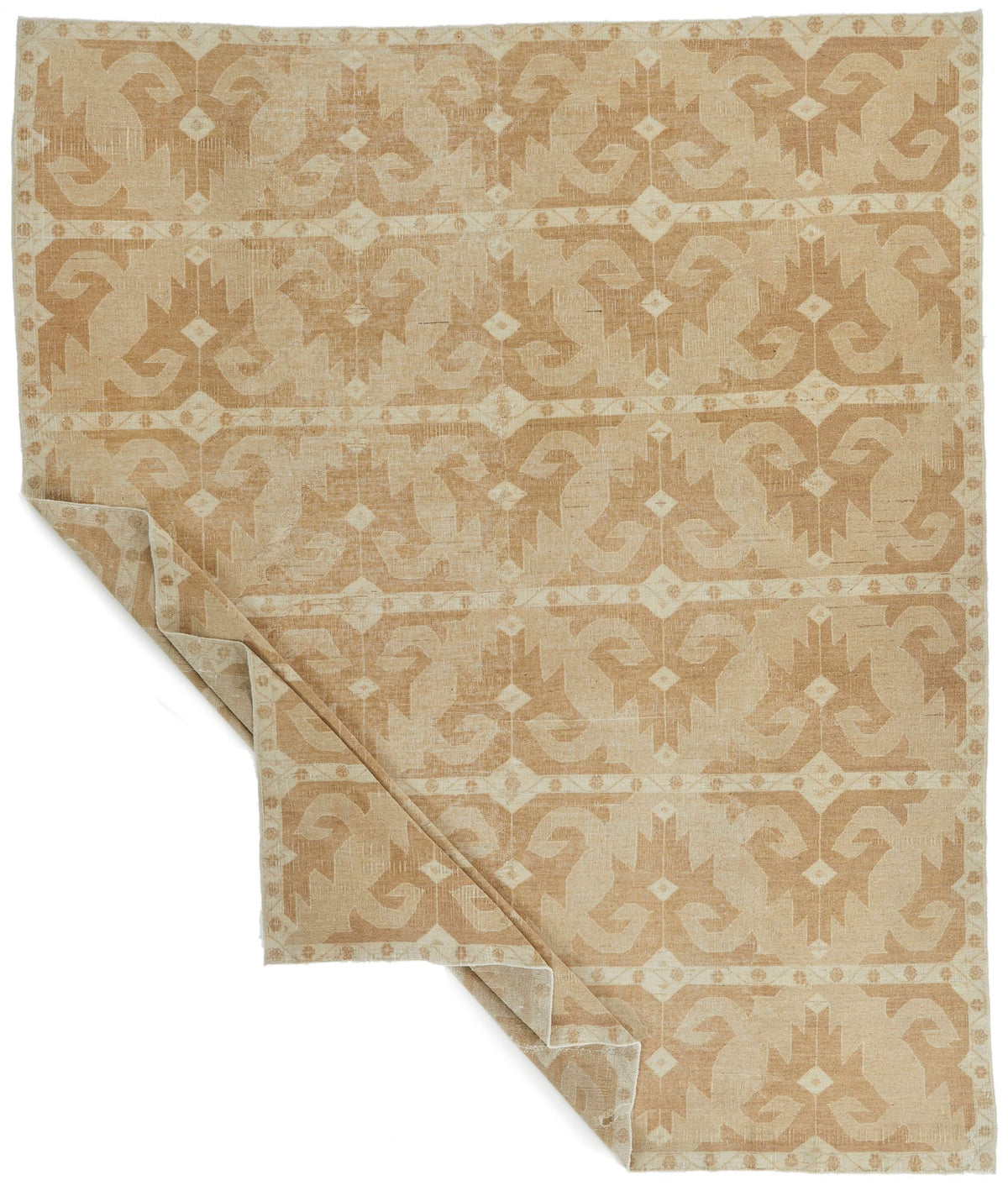 9x10 Beige and Beige Modern Contemporary Rug