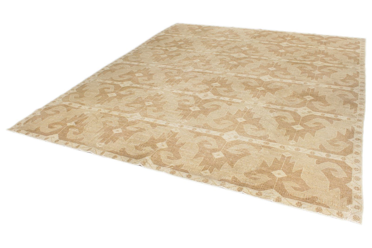 9x10 Beige and Beige Modern Contemporary Rug