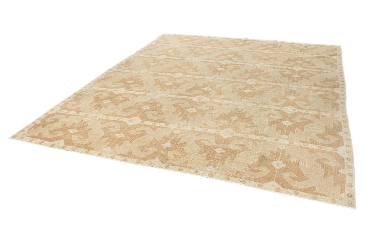 9x10 Beige and Beige Modern Contemporary Rug