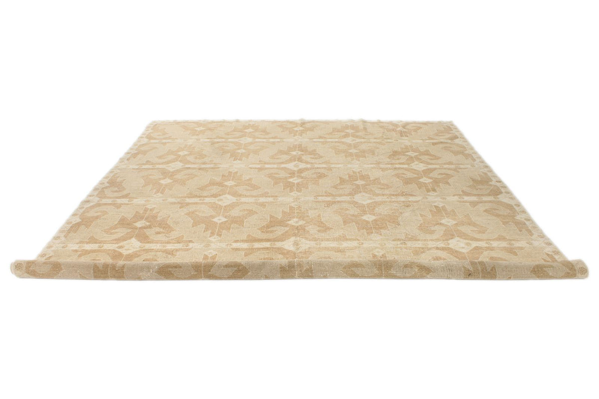 9x10 Beige and Beige Modern Contemporary Rug