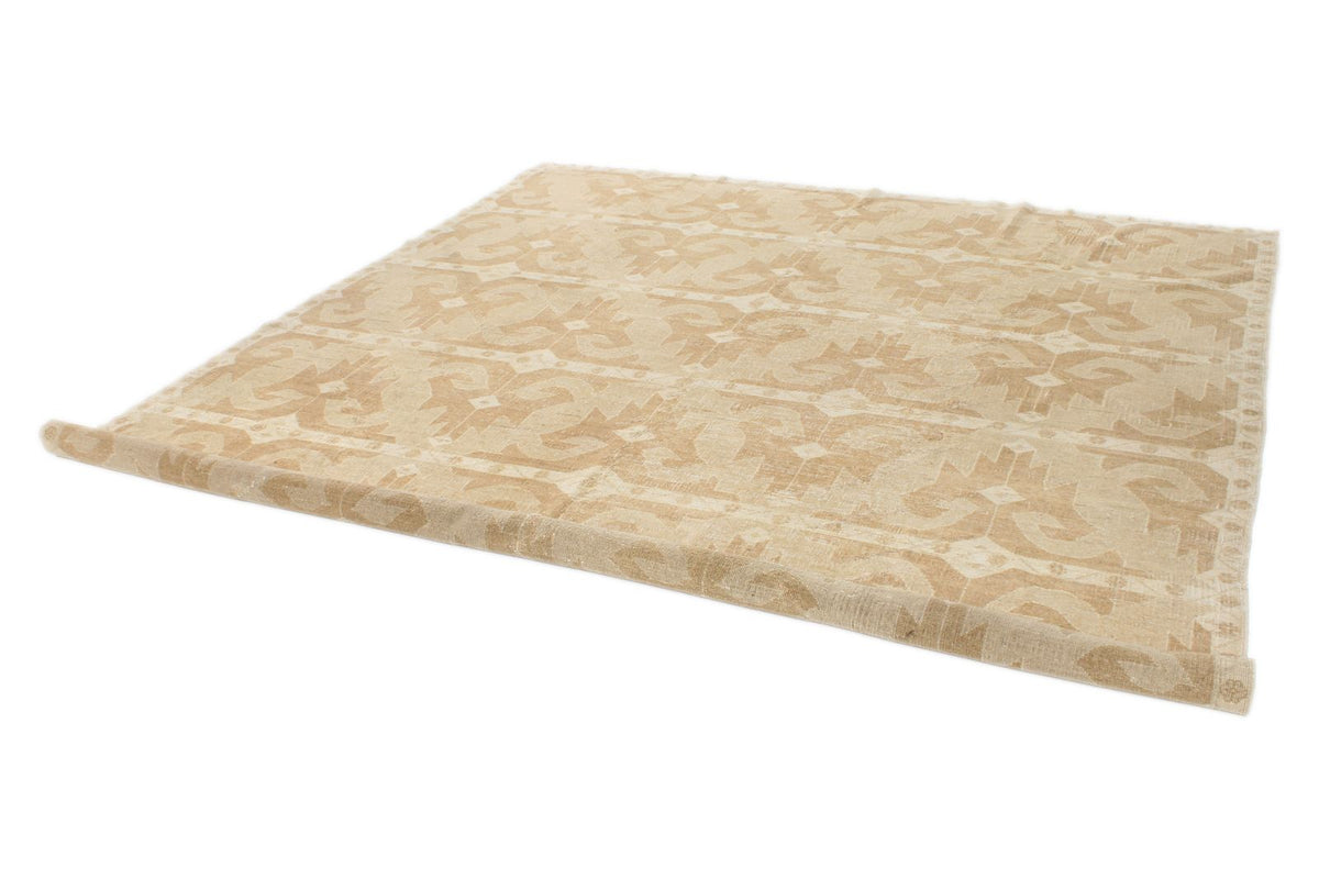 9x10 Beige and Beige Modern Contemporary Rug