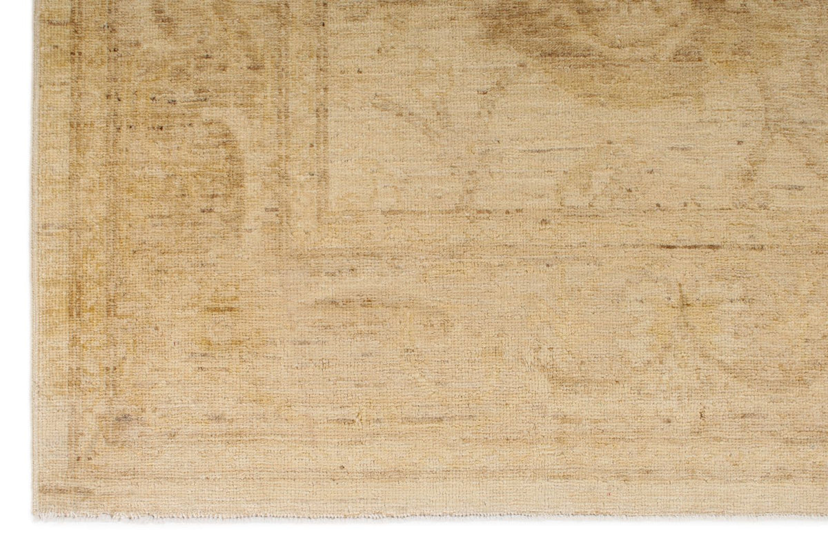 6x10 Ivory and Beige Modern Contemporary Rug
