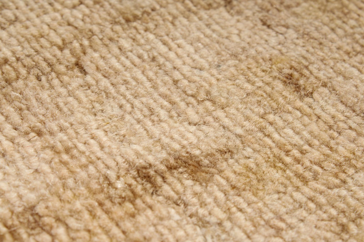 6x10 Ivory and Gold Turkish Oushak Rug