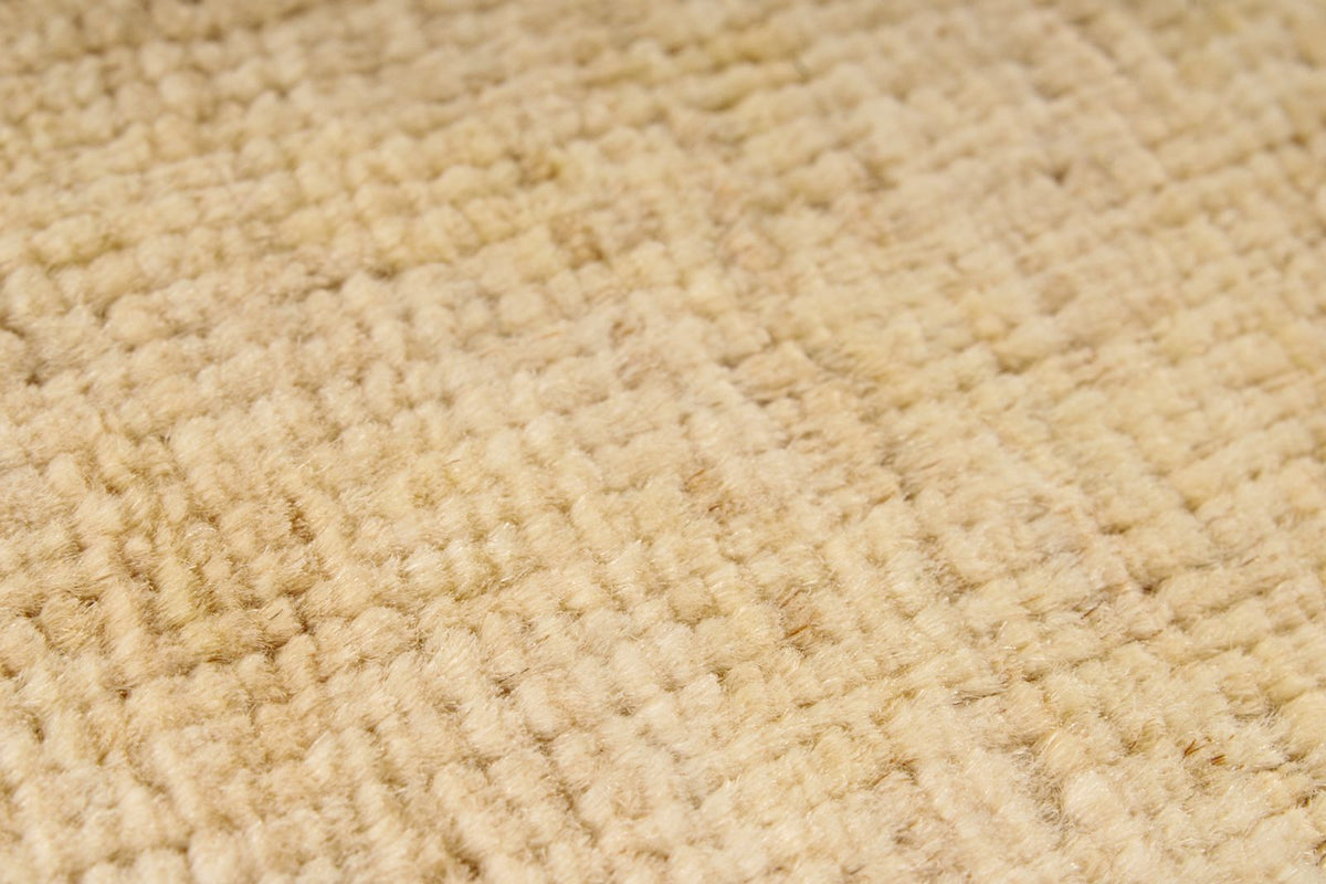 6x8 Ivory and Gold Turkish Oushak Rug