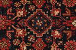 4x17 Navy and Ivory Persian Runner