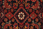 4x17 Navy and Ivory Persian Runner