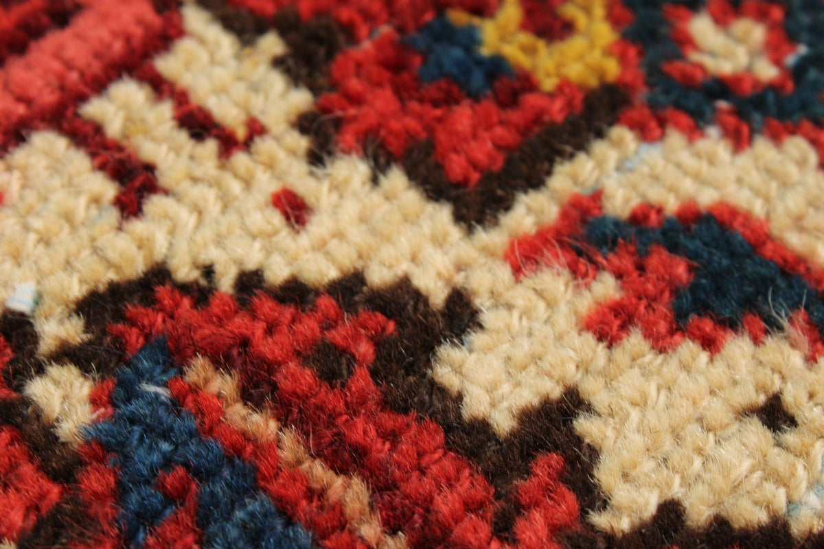 4x17 Navy and Ivory Persian Runner