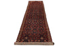4x17 Navy and Ivory Persian Runner