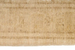 6x9 Ivory and Gold Turkish Oushak Rug