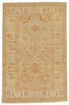 4x6 Beige and Ivory Persian Rug