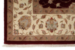 7x10 Red and Ivory Turkish Traditional Rug