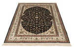 4x6 Black and Ivory Turkish Antep Rug