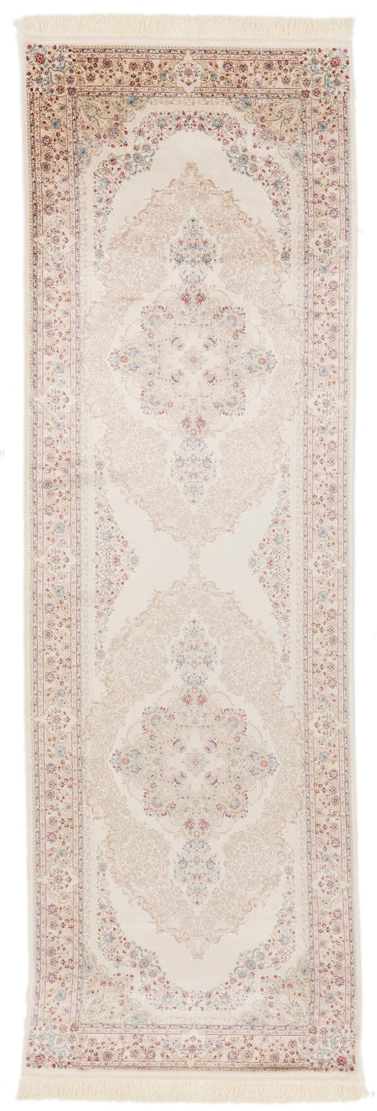 3x10 Ivory and Beige Turkish Antep Runner