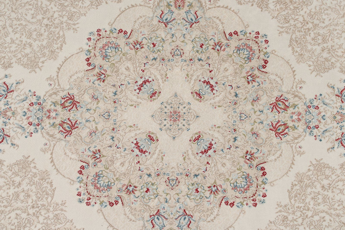 3x10 Ivory and Beige Turkish Antep Runner