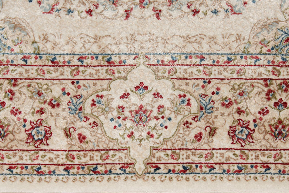 3x10 Ivory and Beige Turkish Antep Runner
