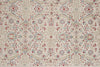 3x7 Ivory and Red Turkish Antep Runner