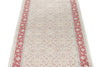 3x7 Ivory and Red Turkish Antep Runner