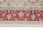 3x7 Ivory and Red Turkish Antep Runner