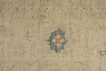 9x12 Beige and Ivory Turkish Oushak Rug