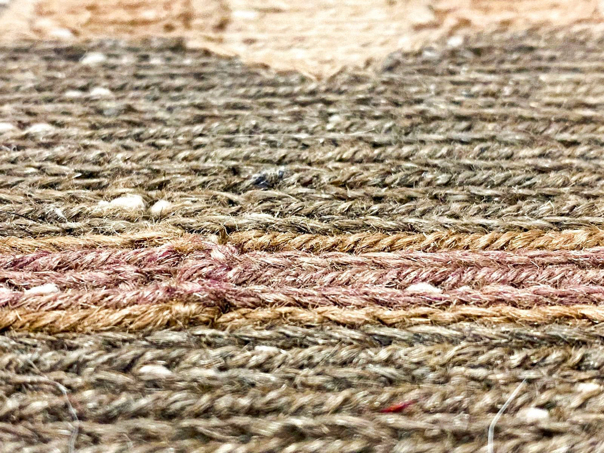 Vintage Handmade 6x9 Pink and Brown Anatolian Turkish Traditional Distressed Area Rug