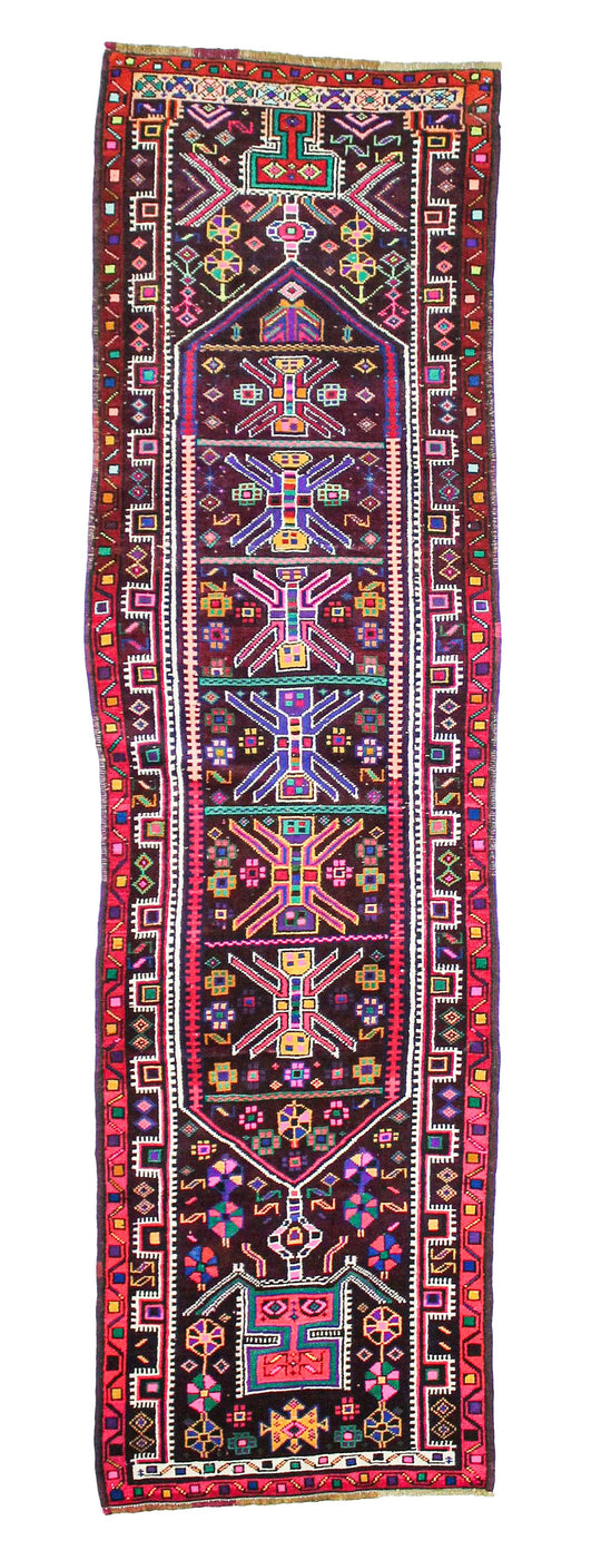 3x11 Multicolor Turkish Tribal Runner