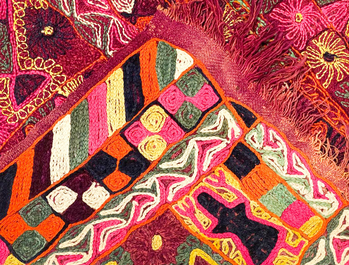 5x7  Handmade Vintage Anatolian Handmade Tribal Rug Kilim