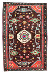 5x7 Red and Brown Anatolian Tribal Rug