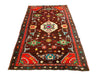 5x7 Red and Brown Anatolian Tribal Rug