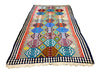 7x11 Handmade Vintage Anatolian Handmade Tribal Rug Kilim