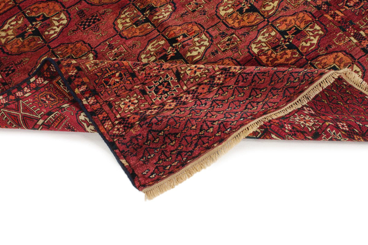4x6 Red and Navy Kazak Tribal Rug