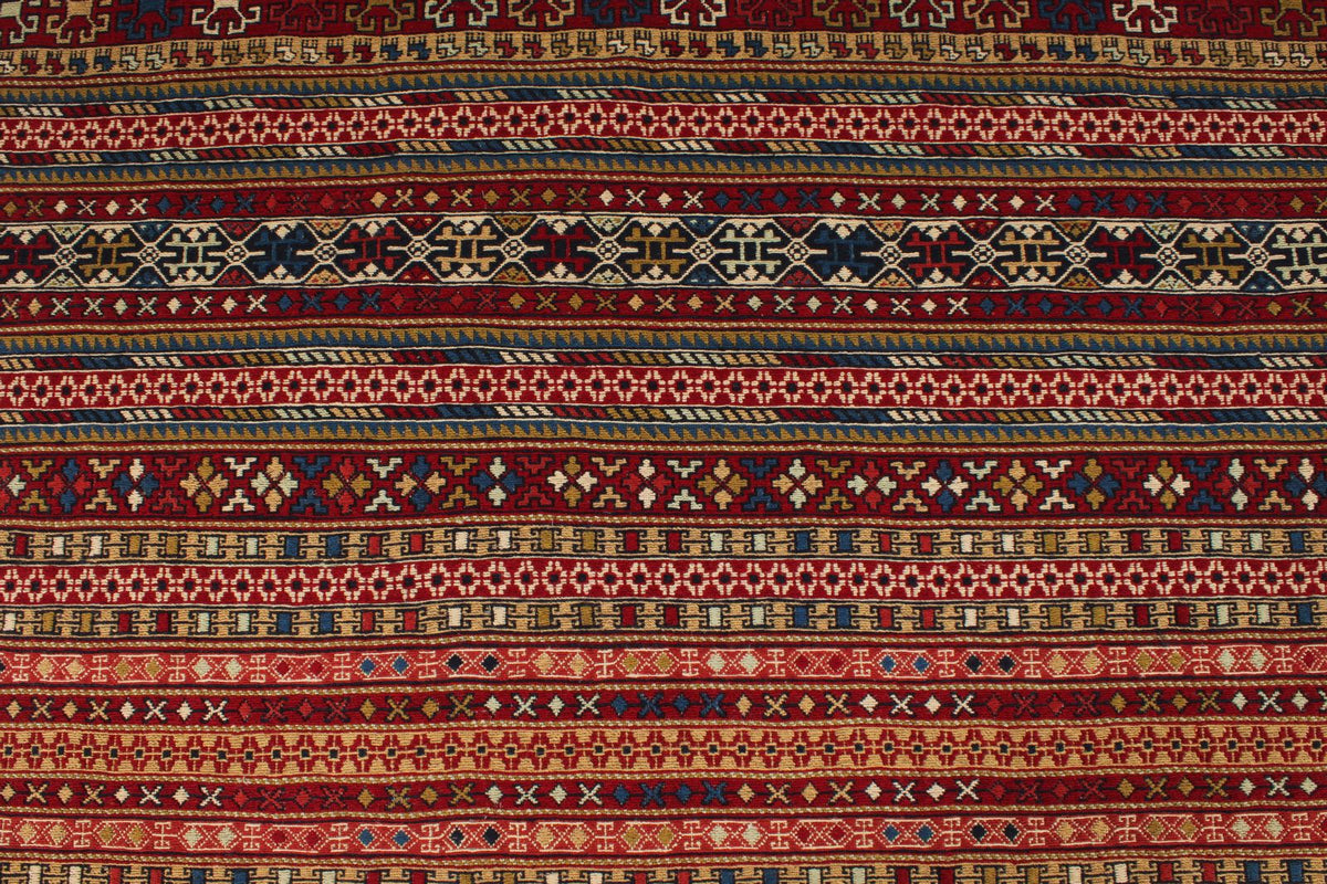 7x10 Multicolor Turkish Patchwork Rug