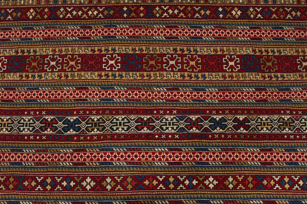 7x10 Multicolor Turkish Patchwork Rug