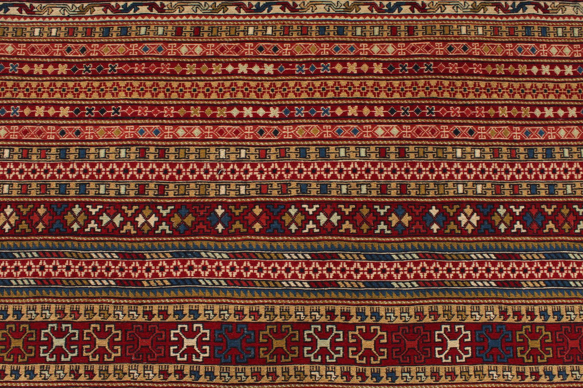 7x10 Multicolor Turkish Patchwork Rug