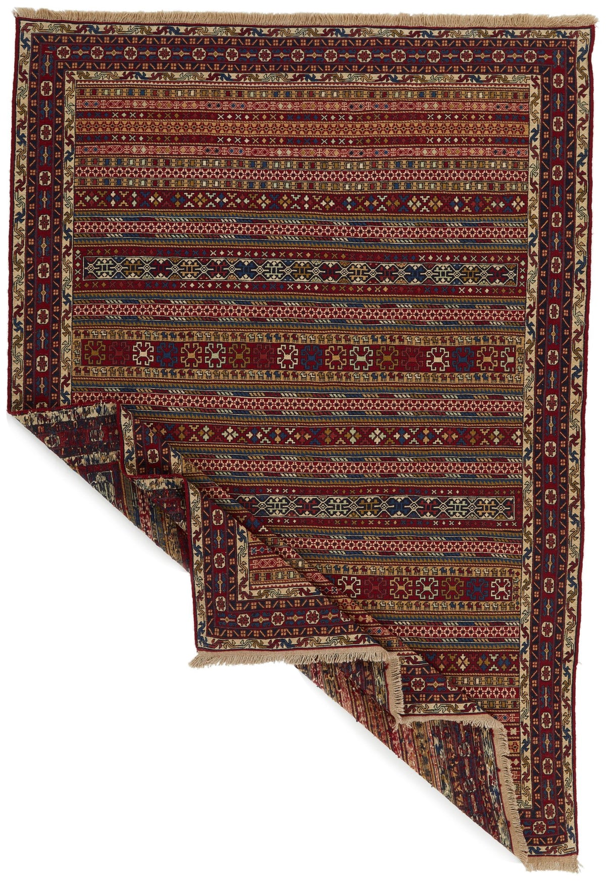 7x10 Multicolor Turkish Patchwork Rug