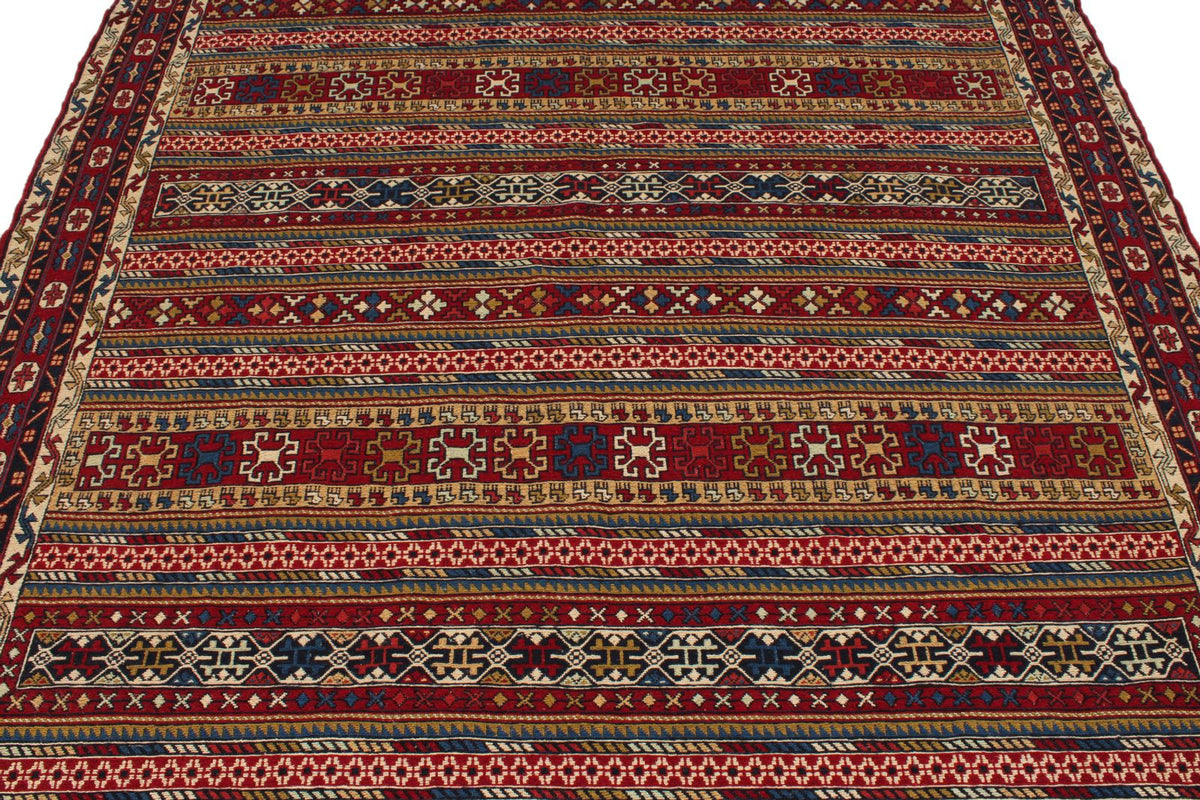7x10 Multicolor Turkish Patchwork Rug
