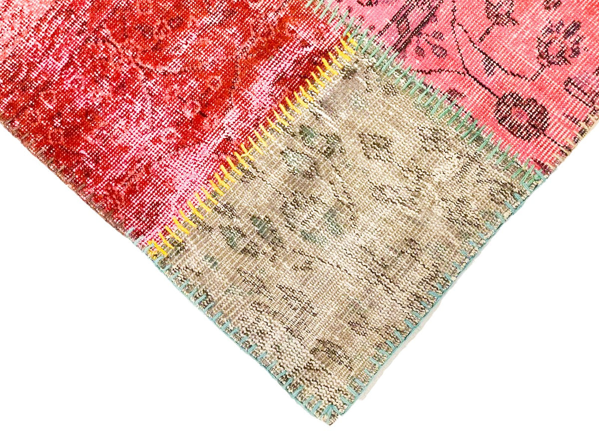 5x8 Handmade Patchwork Vintage Anatolian Handmade Tribal Rug Kilim