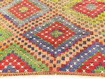 6x11 Handmade Vintage Anatolian Handmade Tribal Rug Kilim