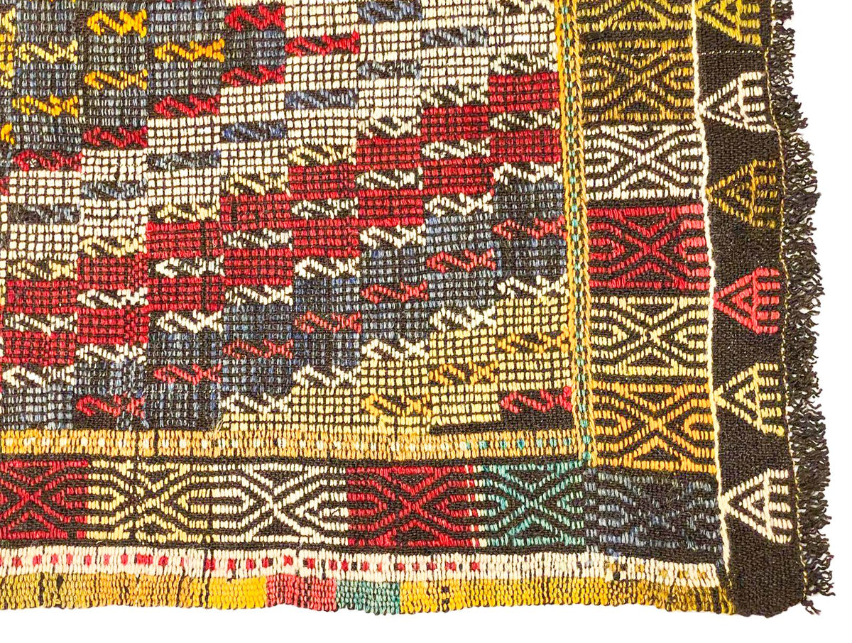 5x11 Handmade Vintage Anatolian Handmade Tribal Rug Kilim