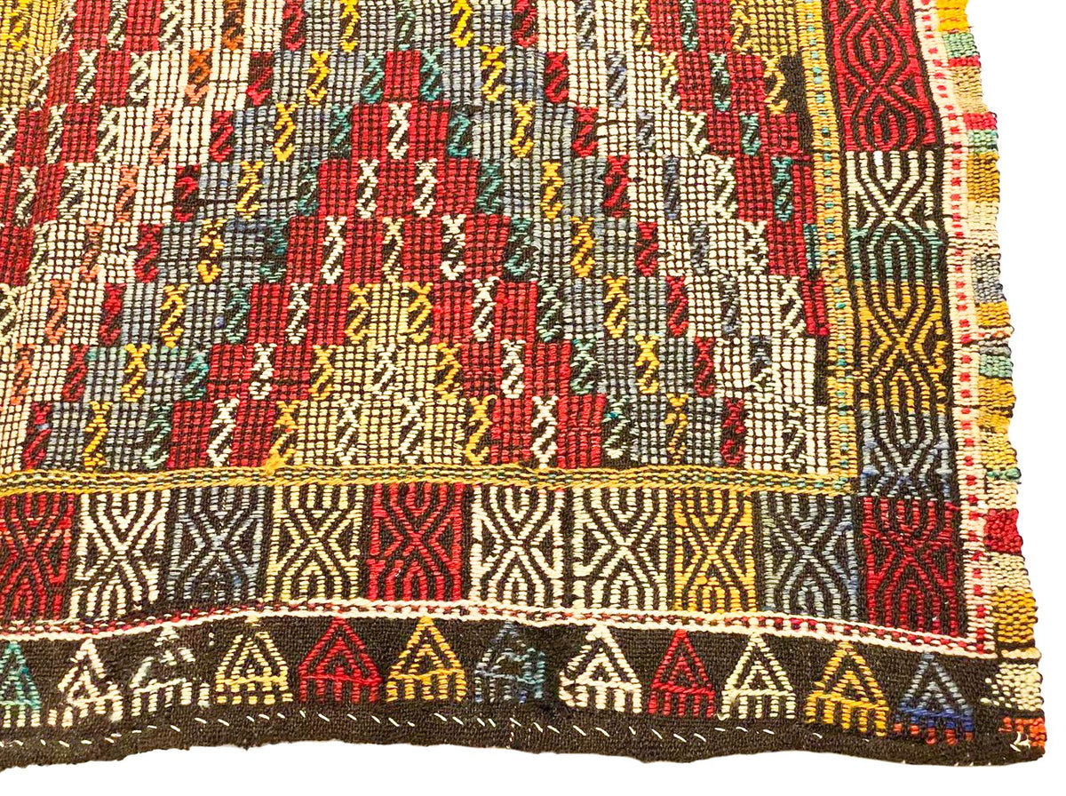 5x11 Handmade Vintage Anatolian Handmade Tribal Rug Kilim