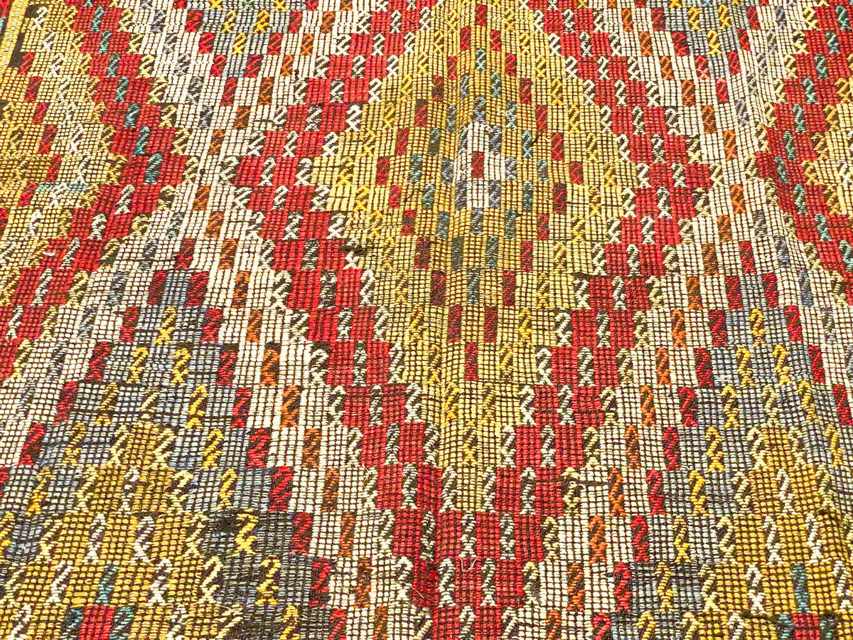 5x11 Handmade Vintage Anatolian Handmade Tribal Rug Kilim