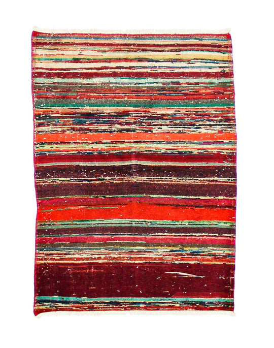 4x6 Multicolor Modern Contemporary Rug