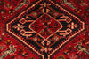 4x6 Red and Ivory Turkish Oushak Rug