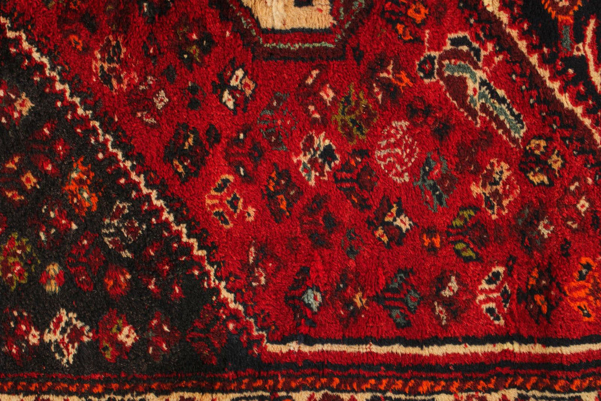4x6 Red and Ivory Turkish Oushak Rug