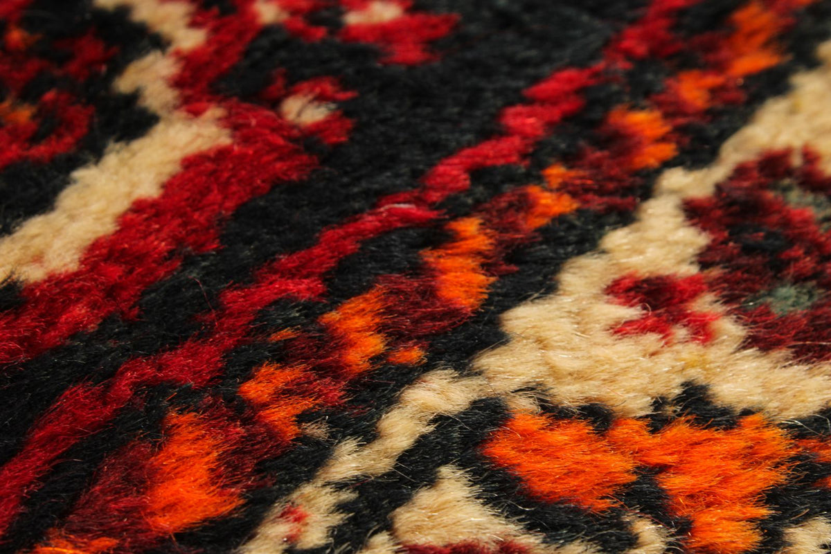 4x6 Red and Ivory Turkish Oushak Rug
