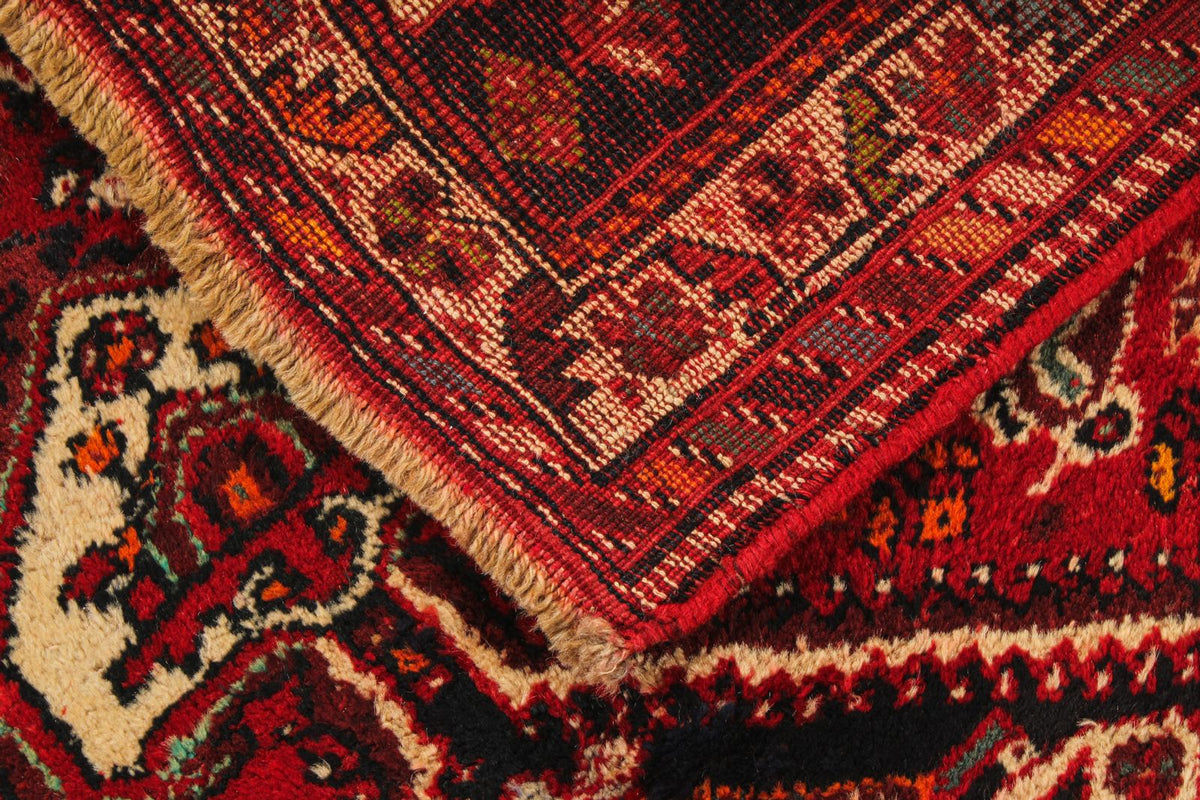 4x6 Red and Ivory Turkish Oushak Rug
