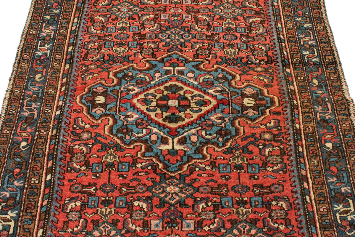 4x7 Brown And Red Persian Traditional Rug
