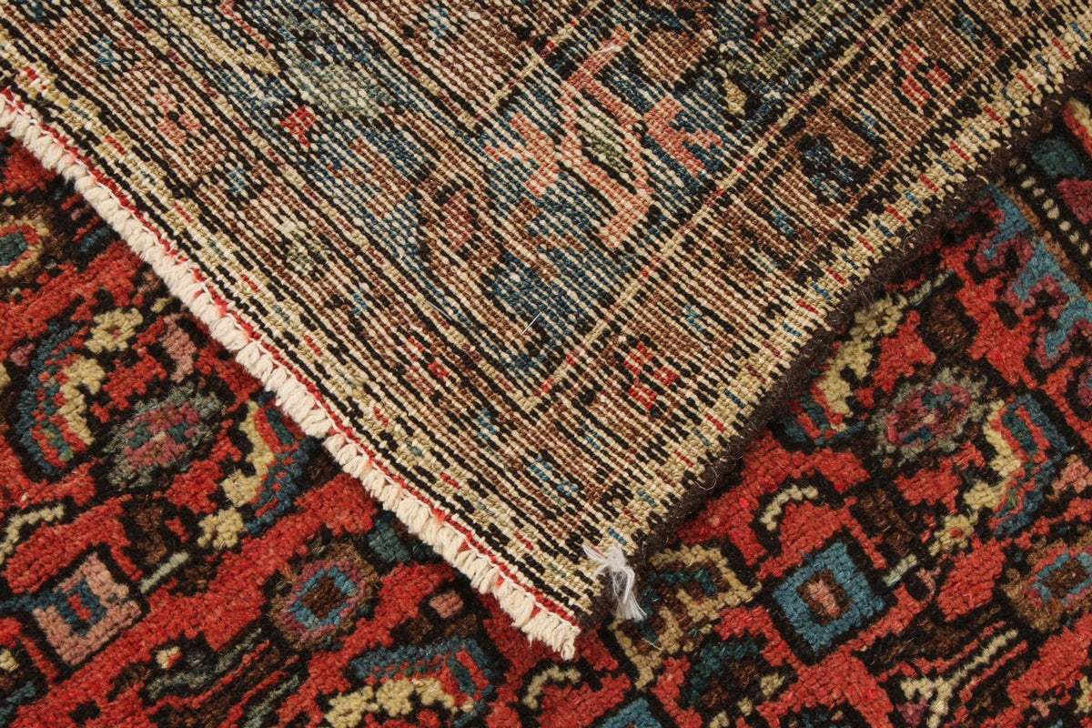 4x7 Brown And Red Persian Traditional Rug