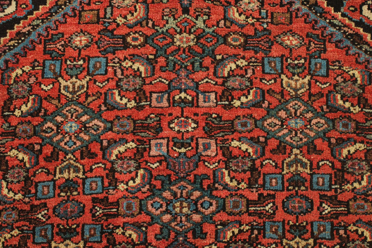 4x7 Brown And Red Persian Traditional Rug